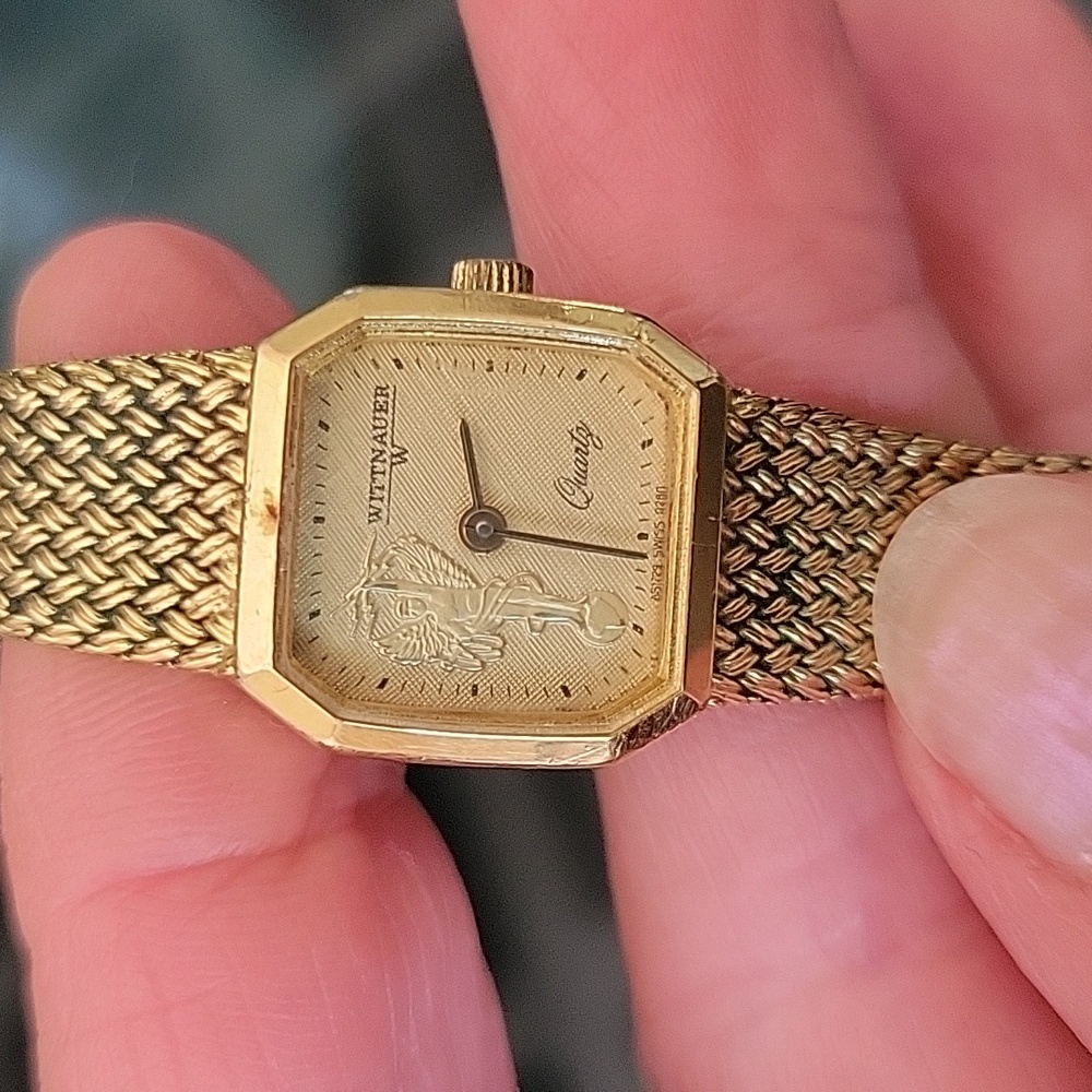 Ladies GT Wittnauer 1970’s Angel Of Lighting Watch Gold Tone Need New Battery - Picture 7 of 14